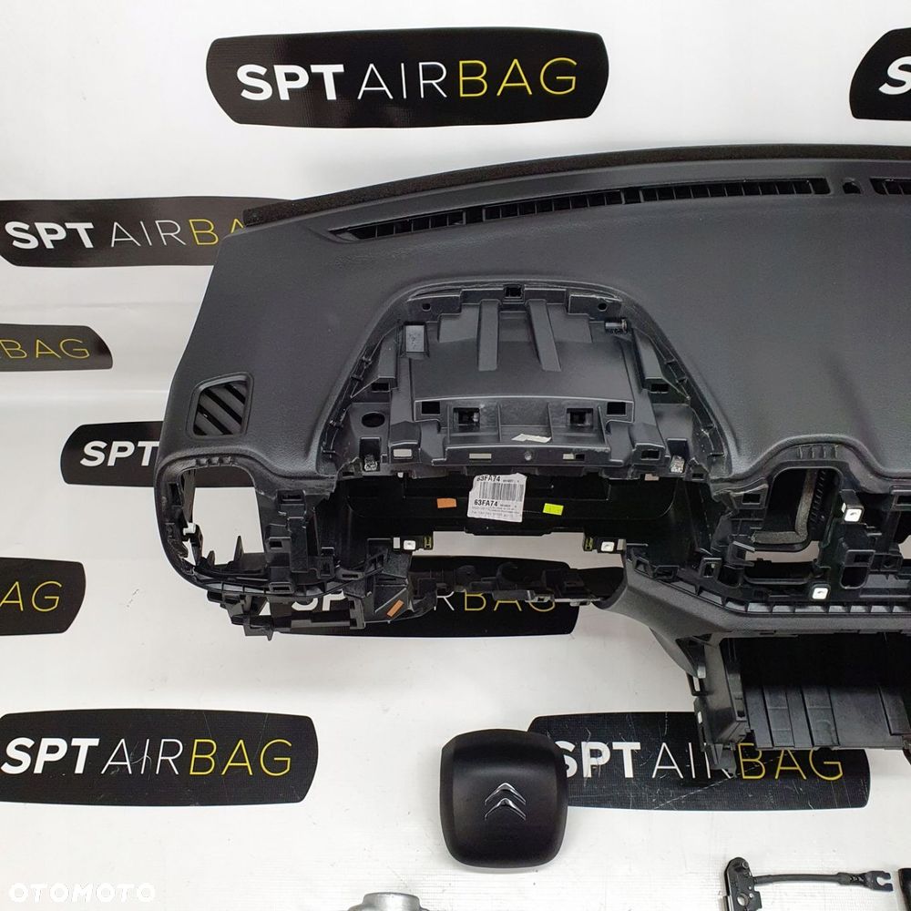 CITROEN C5 AIRCROSS DESKA ROZDZIELCZA KONSOLA KOKPIT PULPIT PODUSZKI AIRBAG AIR BAG PASY KIT SET - 2