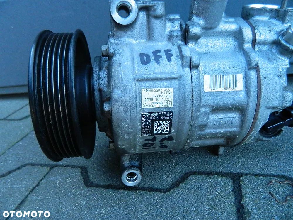 SPRĘŻARKA/KOMPRESOR SKODA OCTAVIA III LIFT 2.0 TDI 5Q0816803H 2020R VW/AUDI/SEAT/SKODA - 2