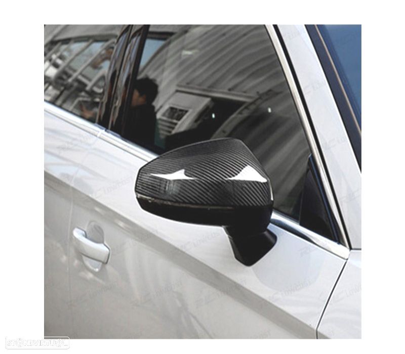 CAPAS DE ESPELHO AUDI A3 S3 RS3 8V 13-19 CARBONO - 3