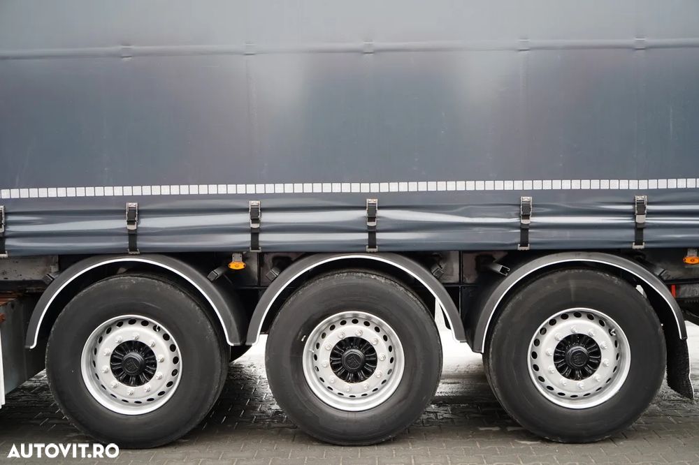 Fruehauf CORTINĂ / STANDARD / LIFT 2.000 kg / PODEA PUTERNICĂ ȘI ȘIMPĂRȚI LATERALE / CONTENIER PENTRU PALEȚI - 24