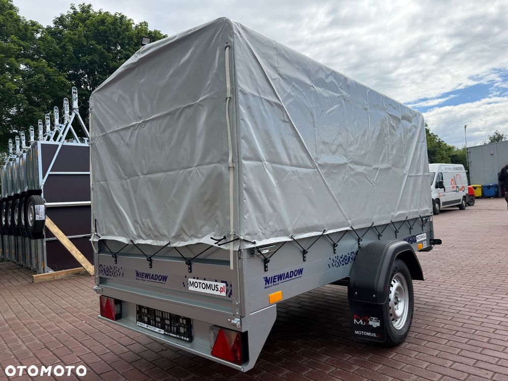Niewiadów Przyczepa Niewiadów N426U 260x138x35cm z plandeką 1 oś 750kg burty boczne 2mm  MOTOMUS dostawa pod dom - 9