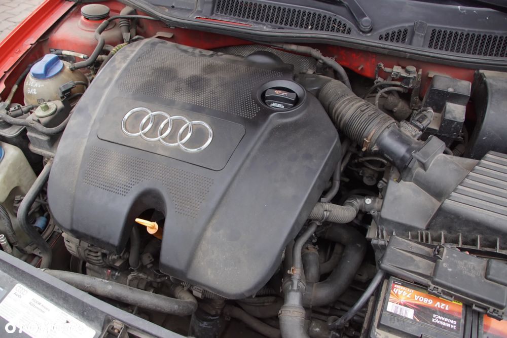 Auto na części - Audi A3 8L 1.6 8V 101 KM APF DUU LY3F 2000R Silnik Skrzynia Drzwi Maska Błotnik Klapa Lampa Lusterko Klamka Szyba Deska Kokpit Sterownik Moduł Czujnik Licznik Panel Kierownica - 17