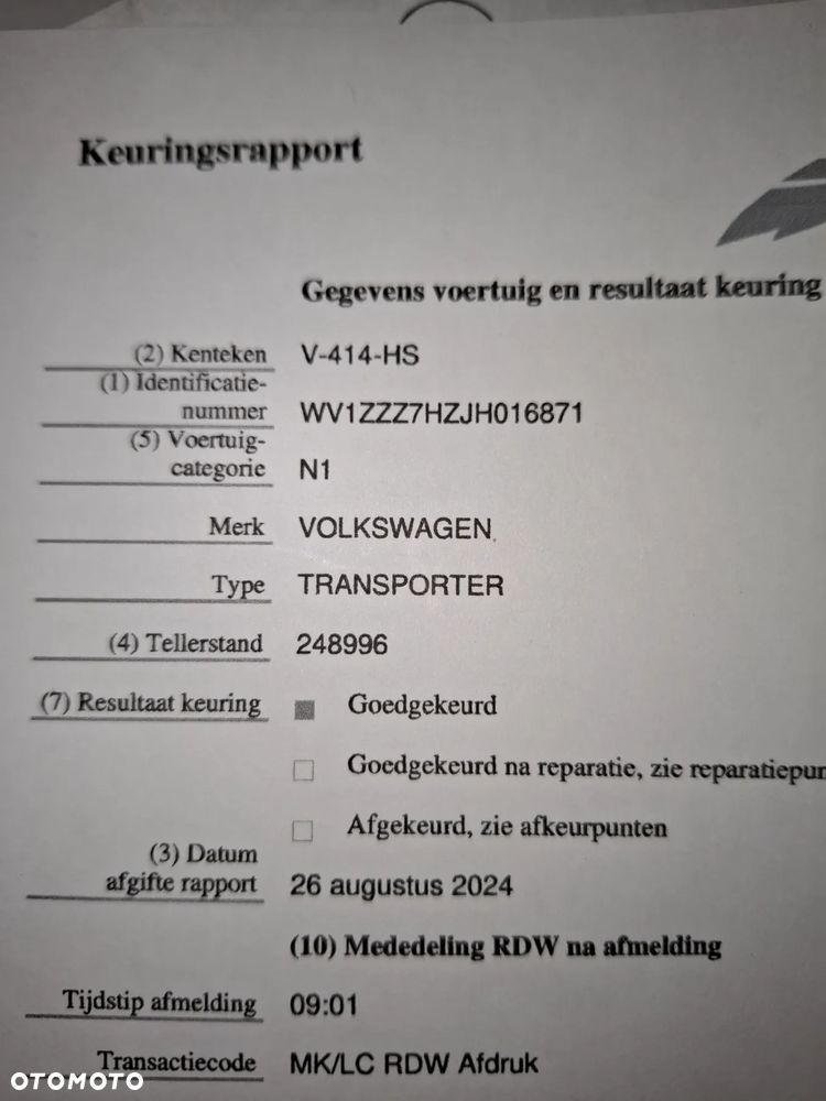 Volkswagen Transporter T6 2017 2.0TDI 150KM LONG KLIMA ALUFELGI - 35