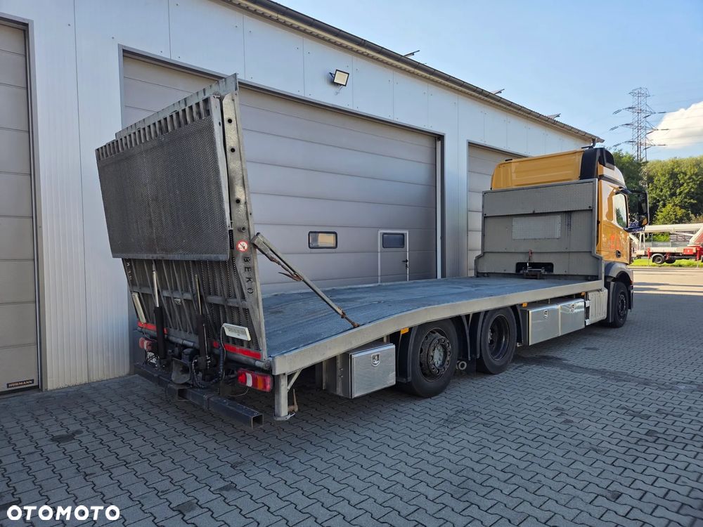Mercedes-Benz ACTROS 2542 6x2-4 - Pomoc drogowa hydrauliczne najazdy samochód specjalny po przewozu maszyn budowlanych podnośników koszowych zwyżek pojazdów i innych BEKO THORRY ZANNER - 18