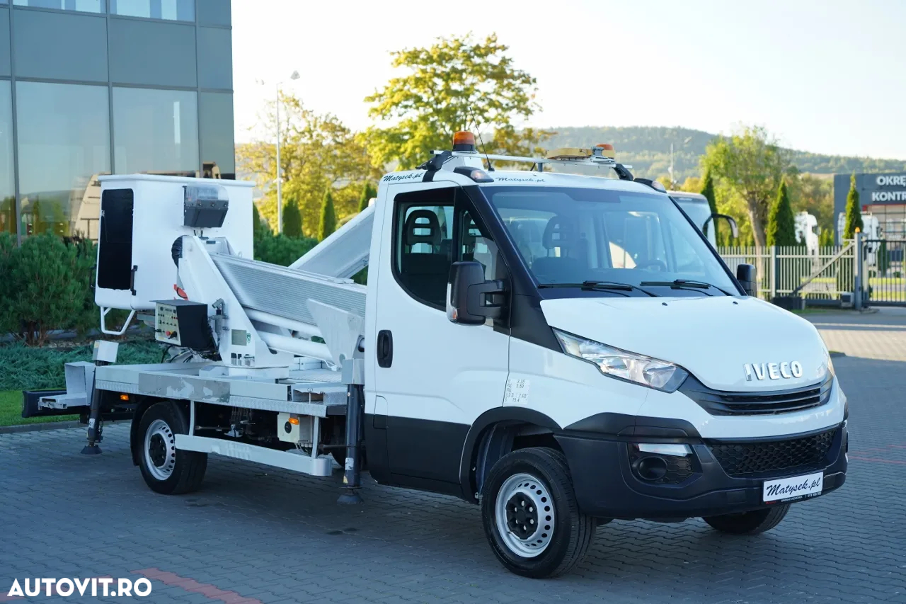 Iveco DAILY 35-120 / RIDICARE 20 METRI / 4 STABILIZATOARE / MANUALĂ / 2017 - 9