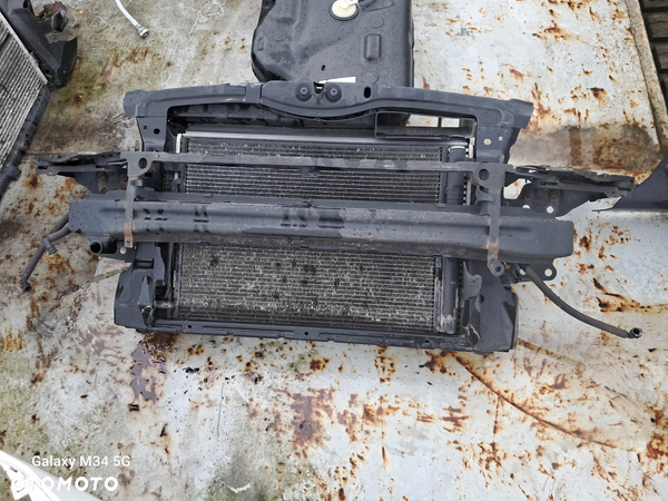 Skoda super B 2.5D pas przedni chłodnice wentylator