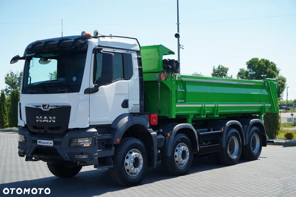 MAN TGS 35.470 / 8x4 / WYWROTKA 2 STRONNA / HYDROKLAPA / HYDROBURTA / BORDMATIK / OPONY 100% / NAVI RIO / EURO 6 - 17