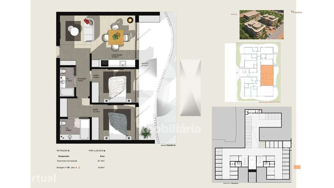 T2  Jardim Haydée: Exclusividade na Quinta da Portela - Grande imagem: 4/5