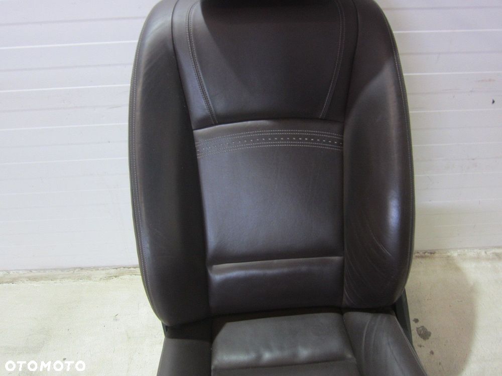 BMW 5 F10 FOTELE FOTEL LEWY KIEROWCY BRĄZOWY BRĄZ MOKKA 52107310120 SKÓRA - 5
