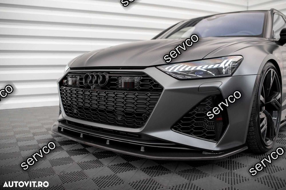 Prelungire bara fata Audi RS6 C8 RS7 C8 2019- v14 Maxton Design Carbon - 6