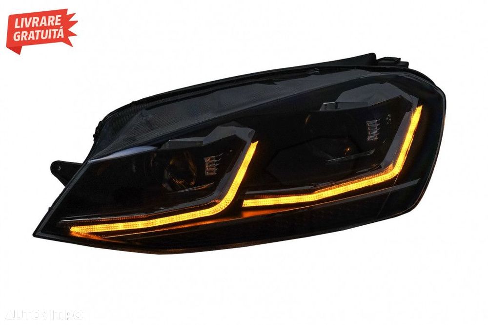 Faruri LED DRL VW Golf 7 VII (2012-2017) Semnal Static - 7