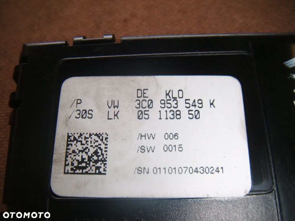 vw passat b6 czujnik kąta skrętu 3c0953549k - 2