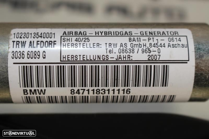 Airbags De Cortina Bmw 3 Coupé (E92)  7118311 / 30366089M / 7118312 / - 5