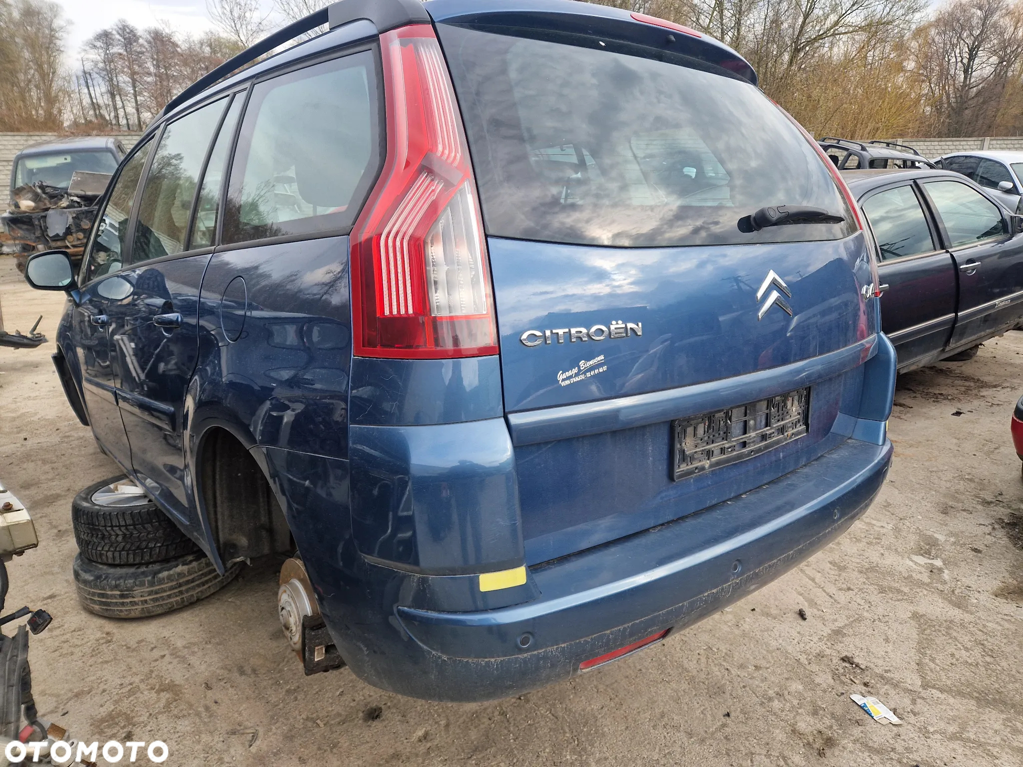 citroen c4 picasso KGQ maska zderzak lampa grill błotnik drzwi zbiornik paliwa szyba lusterko - 3