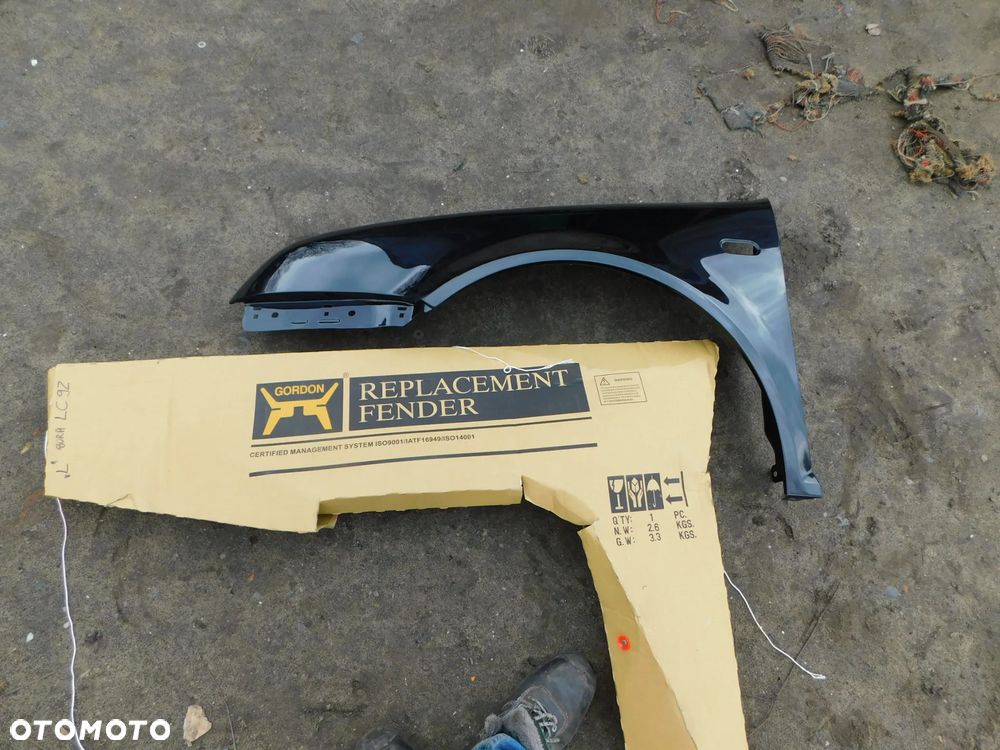 vw volkswagen bora nowe błotnik lewy kolor LC9Z WYSYŁKA - 1