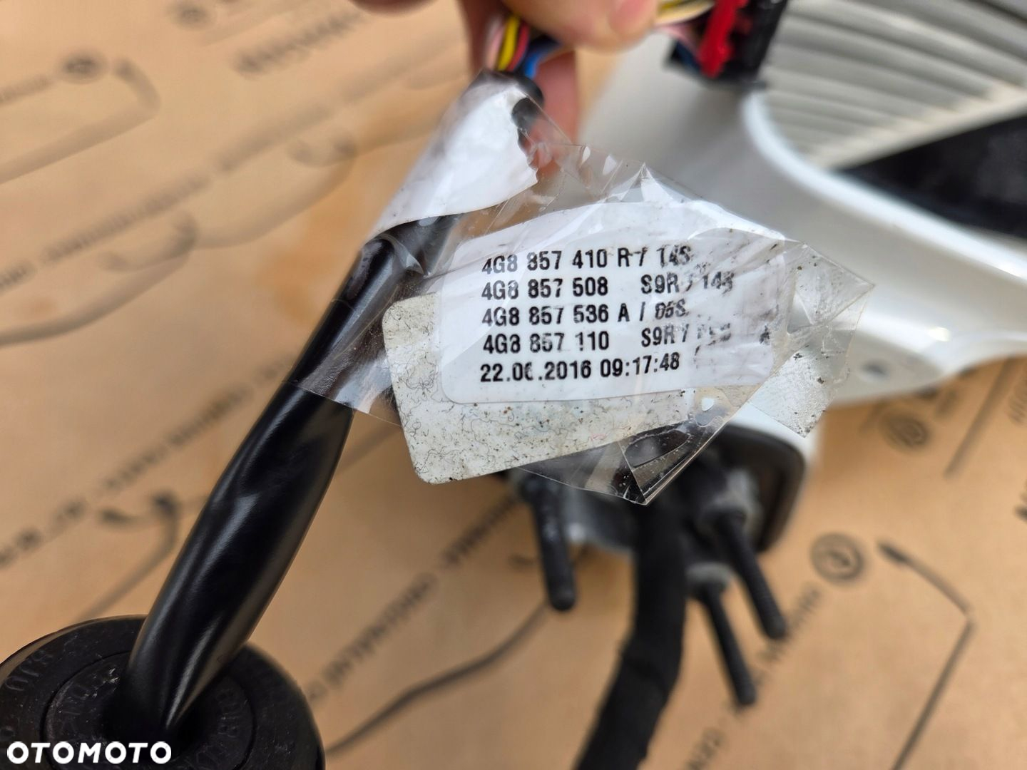 AUDI A7 C7 LIFT LS9R LUSTERKO ZEWNĘTRZNE PRAWE 12 PIN EUROPA - 6