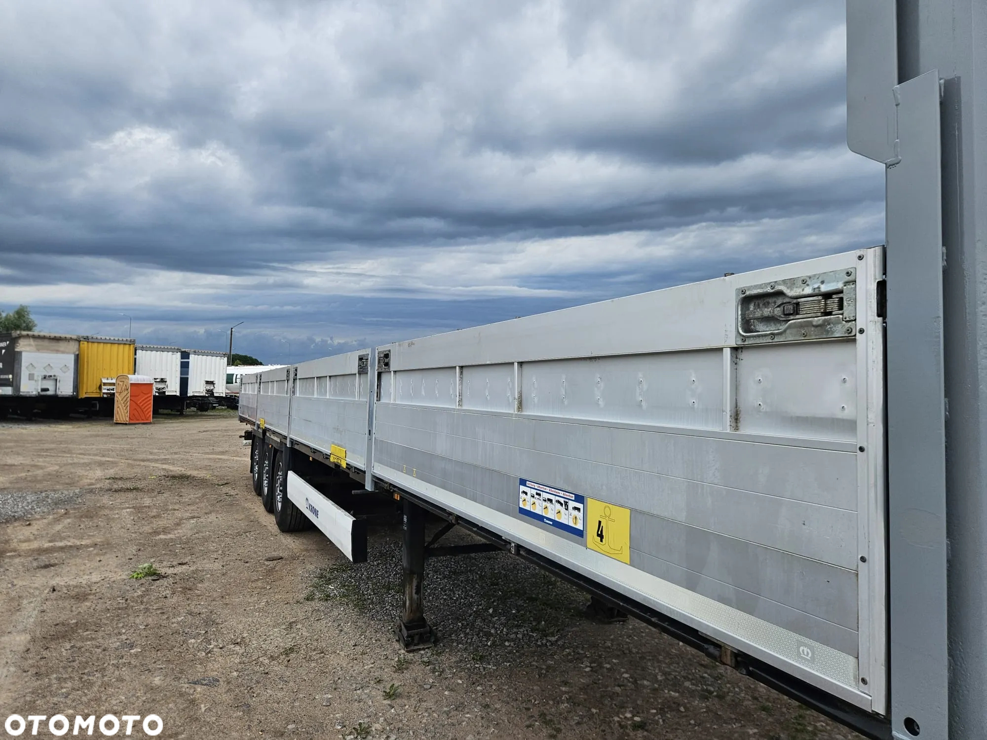 Krone 47.000zł netto NACZEPA BUDOWLANKA BURTOWA STANDARD 2014 ROK St. BDB MOŻLIWOŚĆ TRANSPORTU - 10