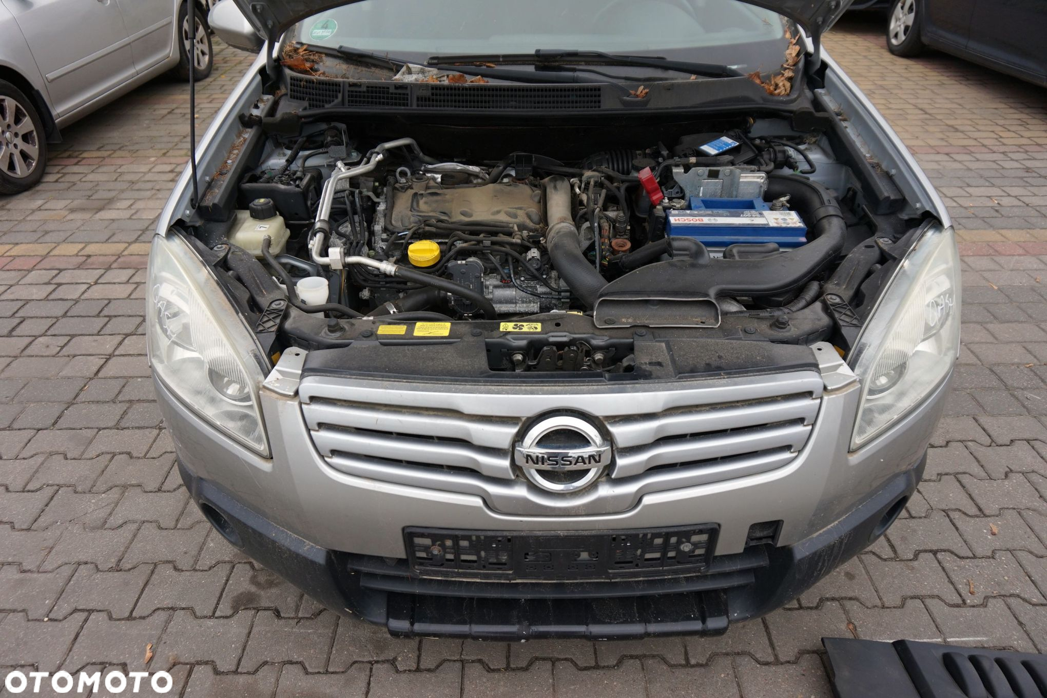 MASKA ZDERZAK BŁOTNIKI LAMPY QASHQAI+2 I J10 KY0  NISSAN 2008-2013 SREBRNY PRZÓD KOMPLETNY - 21