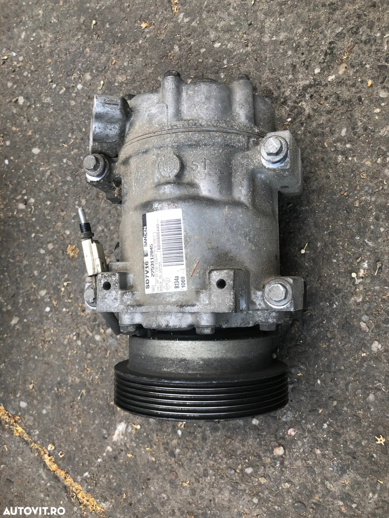 Compresor clima AC Dacia Logan 1 PH2 facelift 1.6 16v benzina - 6