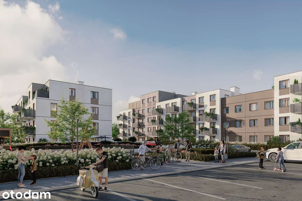 3-pokojowe mieszkanie 57m2 + balkon