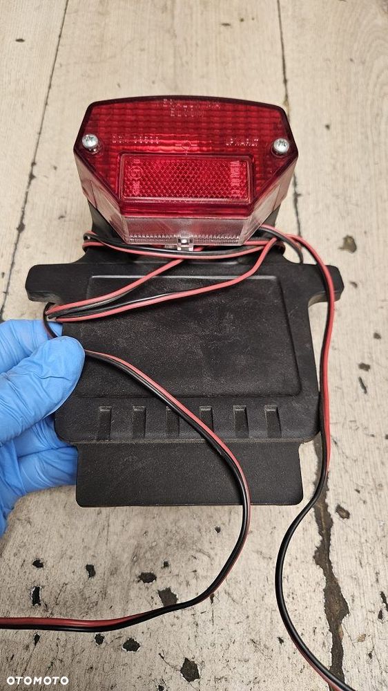 Lampa tył Veralux MA Elcom uchwyt tablicy KTM GS 250 - 6