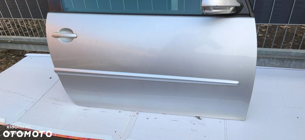 Drzwi kompletne Lewe Prawe VW GOLF 5 LA7W V części przód przednie 3D srebrne kierowcy poszycie - 12