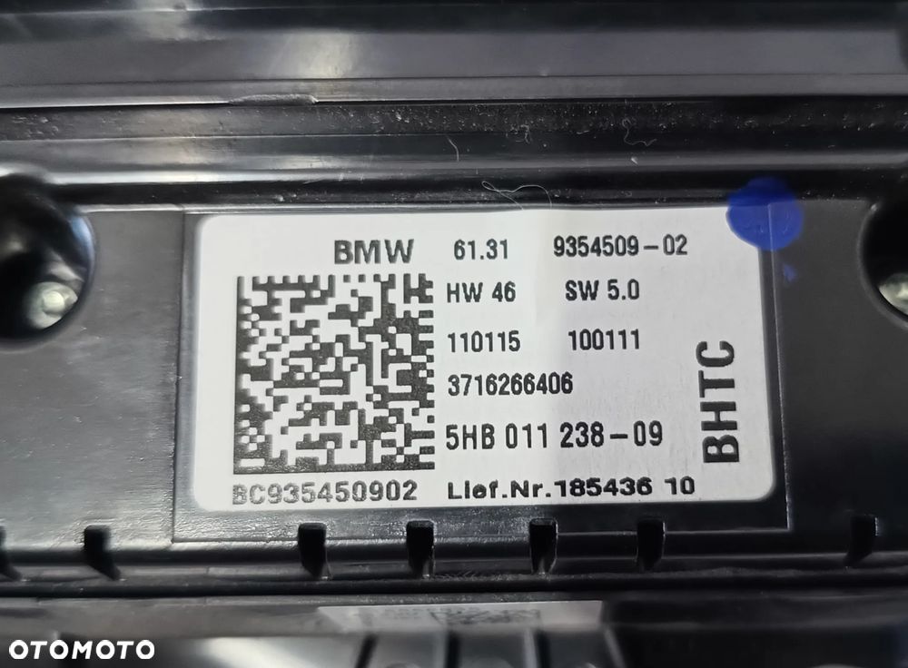MINI F55 F56 F57 Panel klimatyzacji  6819714 / 9354509 - 13