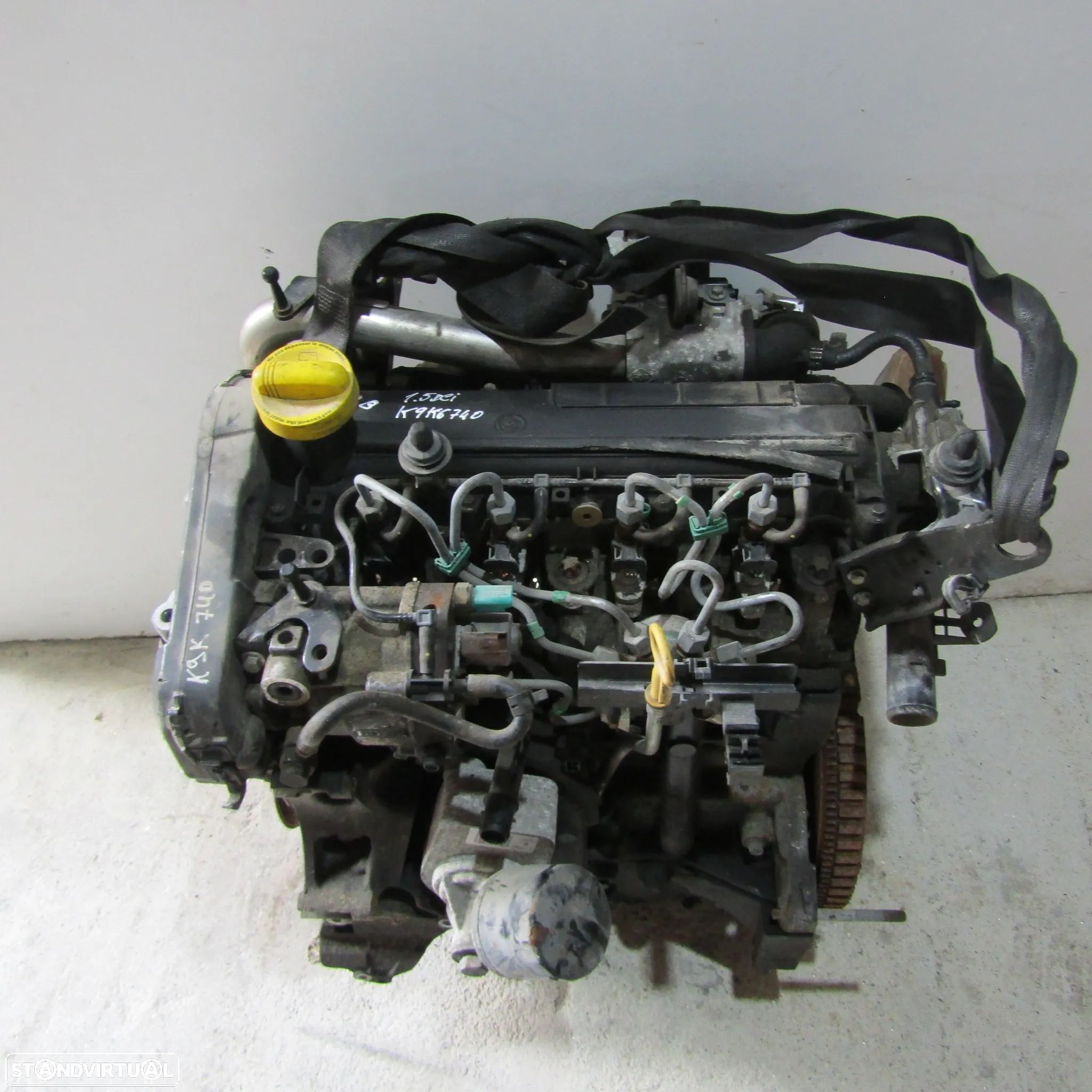 Motor Renault 1.5 Dci com referencia K9K740 - 1