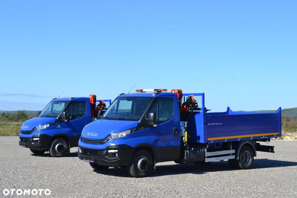 Iveco Daily 72C18 Nowy 3-stronny wywrot Żuraw HC45 HDS Wywrotka Kiper 70C 65C 50C 35C - 22