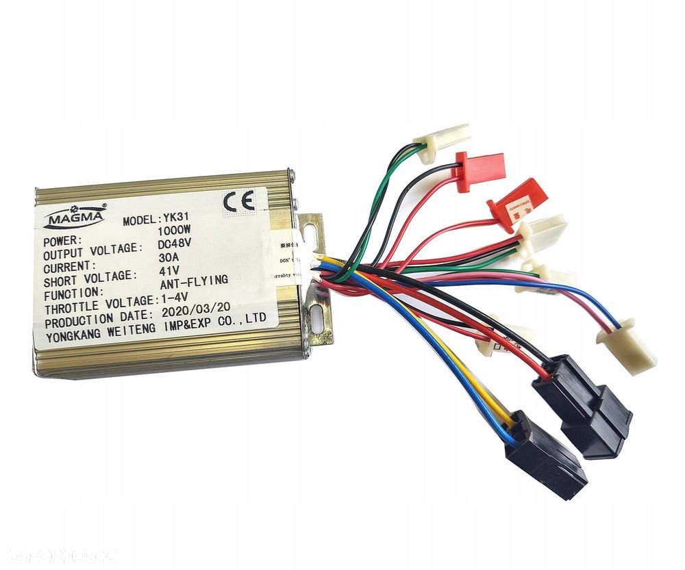 Sterownik 48V 1000W do silnika szczotkowego skutera - 2