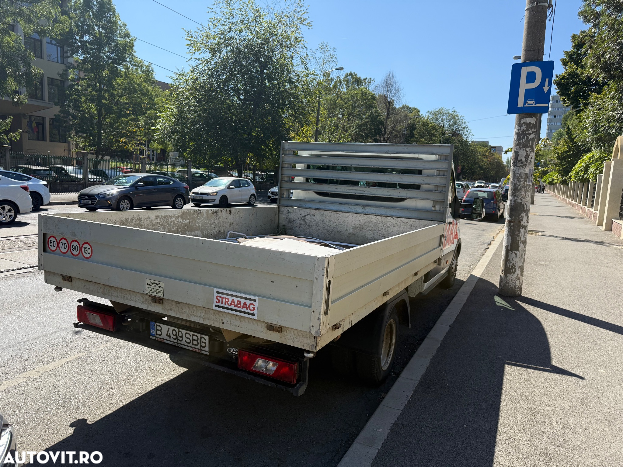 Ford Transit 2017 2.2tdi Punte Dubla 7 locuri  Bena Aluminiu TVA Camioneta Dokka 7 locuri Carosata Pick-Up Unic Proprietar de noua Reprezentanța Ford Carte Service Istoric Complet km reali Clima AC Nu Mercedes Sprinter VW crafter Boxer Peugeot - 19