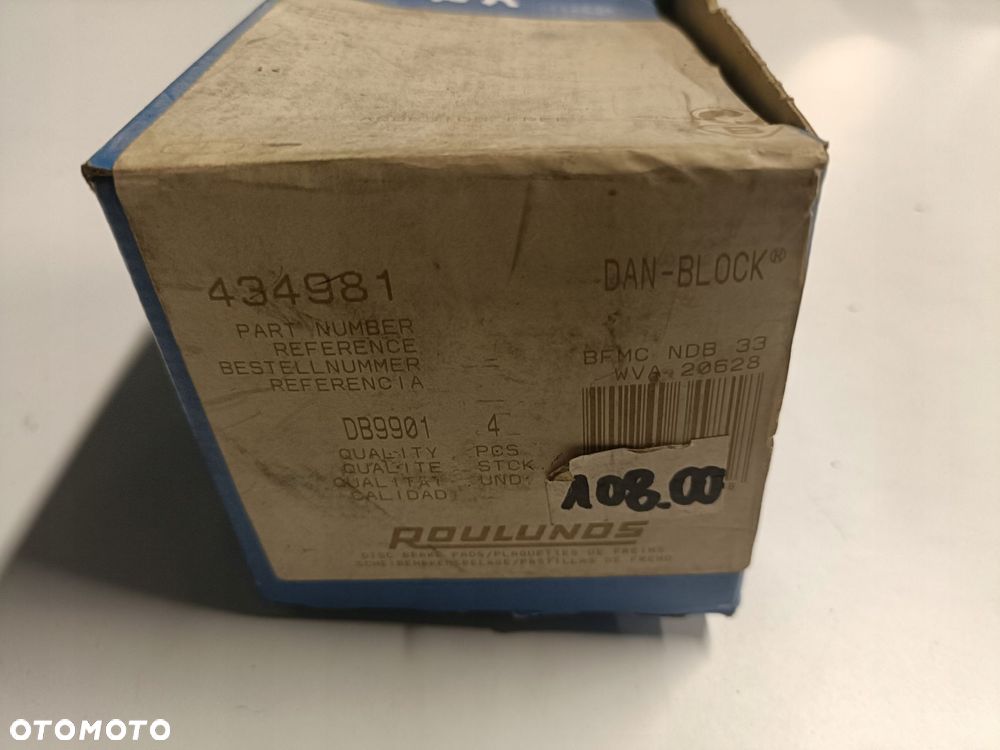 Nissan 280ZX 280 ZX PRZEDNIE KLOCKI HAMULCOWE przód 434981 - 2