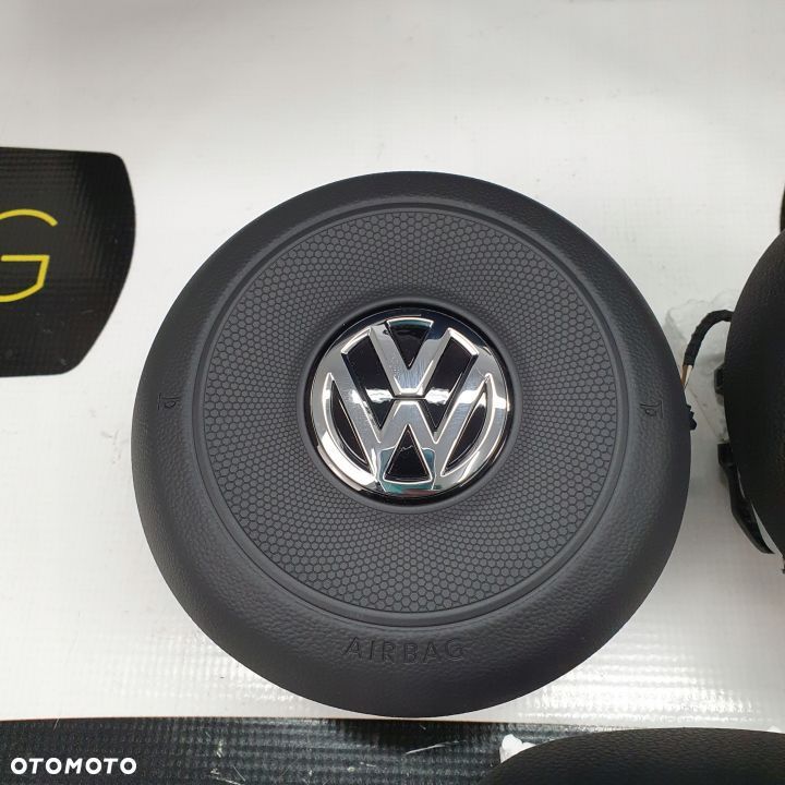 VOLKSWAGEN TIGUAN II 2 5NA DESKA ROZDZIELCZA KONSOLA KOKPIT PULPIT PODUSZKI AIRBAG AIR BAG PASY KIT SET - 7