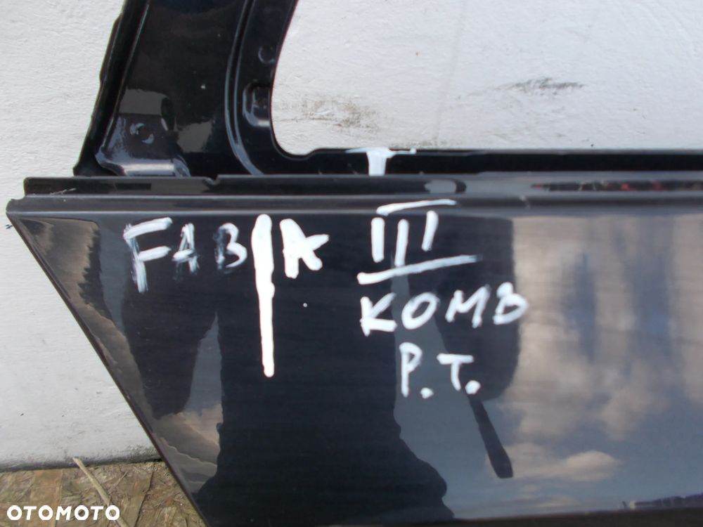 SKODA FABIA III KOMBI DRZWI PRAWE TYŁ TYLNE - 3