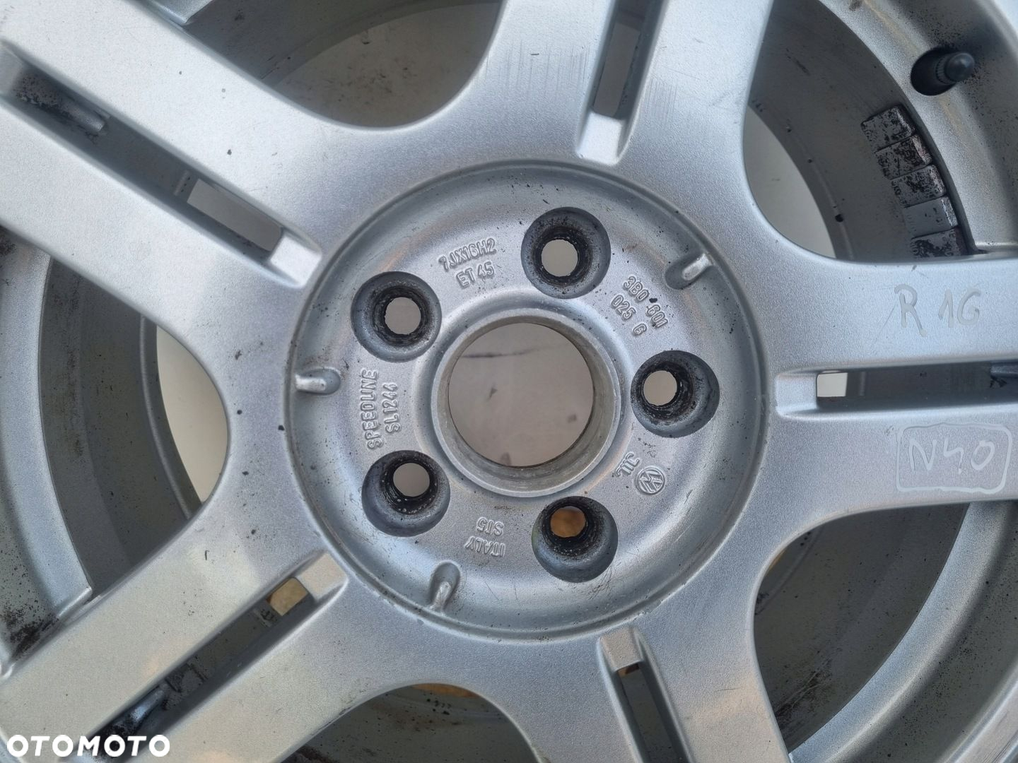 Passat B5 FELGA ALUMINIOWA KOŁO ZAPASOWE zapas 205/65 R16 5x112 3B0601025G - 2