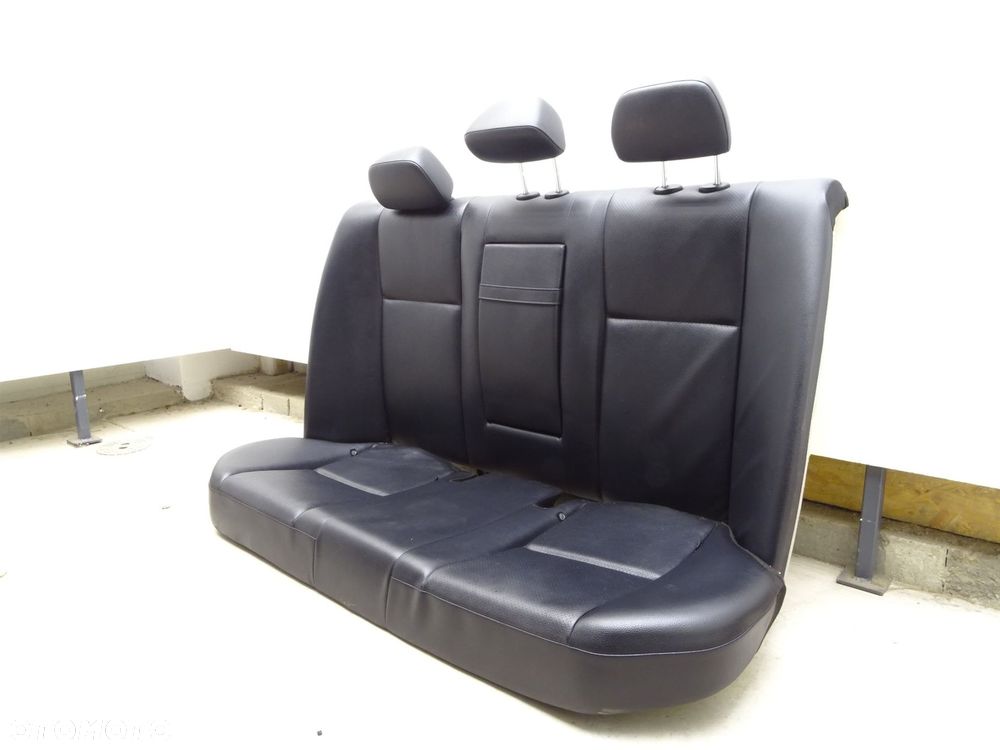 Kanapa oparcie sedan skóra czarna tył a2049200050 mercedes c180 w204 lift - 5