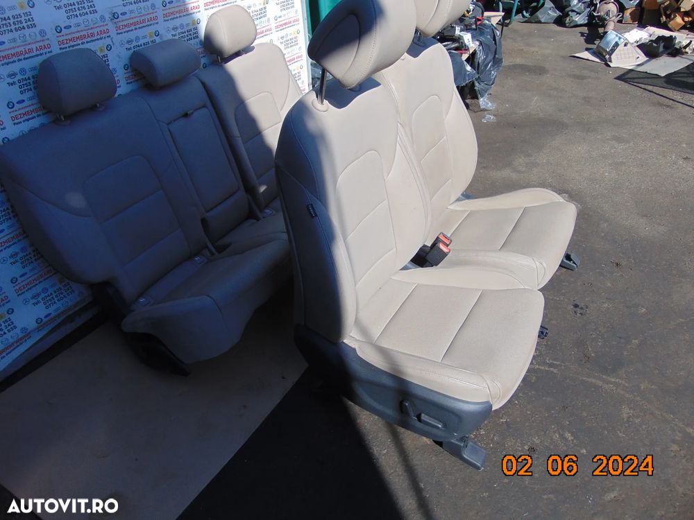 Scaune fata Hyundai Tucson 2015-2020 banchete spate scaune fata interior Tucson piele cu incalzire - 1
