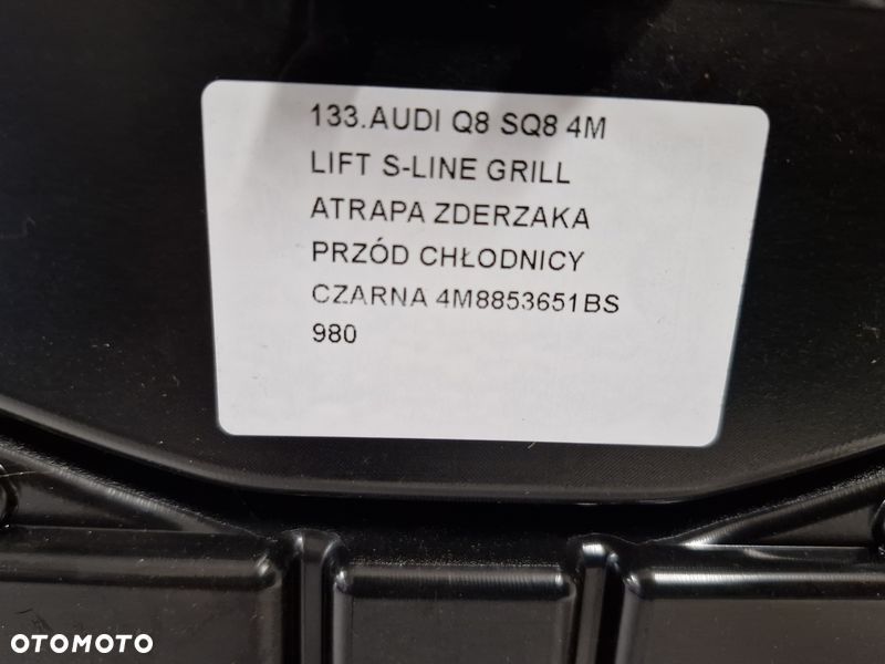 AUDI Q8 SQ8 4M LIFT S-LINE GRILL ATRAPA ZDERZAKA PRZÓD CHŁODNICY 4M8853651BS - 10