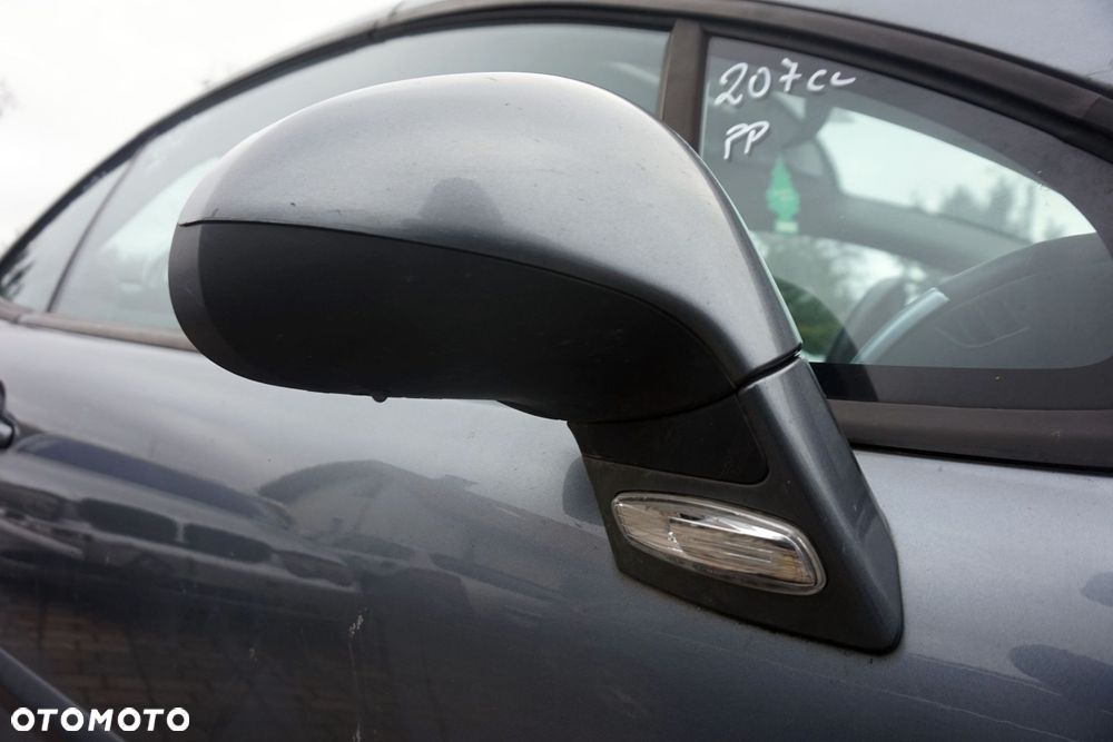 LUSTERKO ELEKTRYCZNE PRAWE 207 CC KTHC SZARY PEUGEOT 2007-2009 - 1