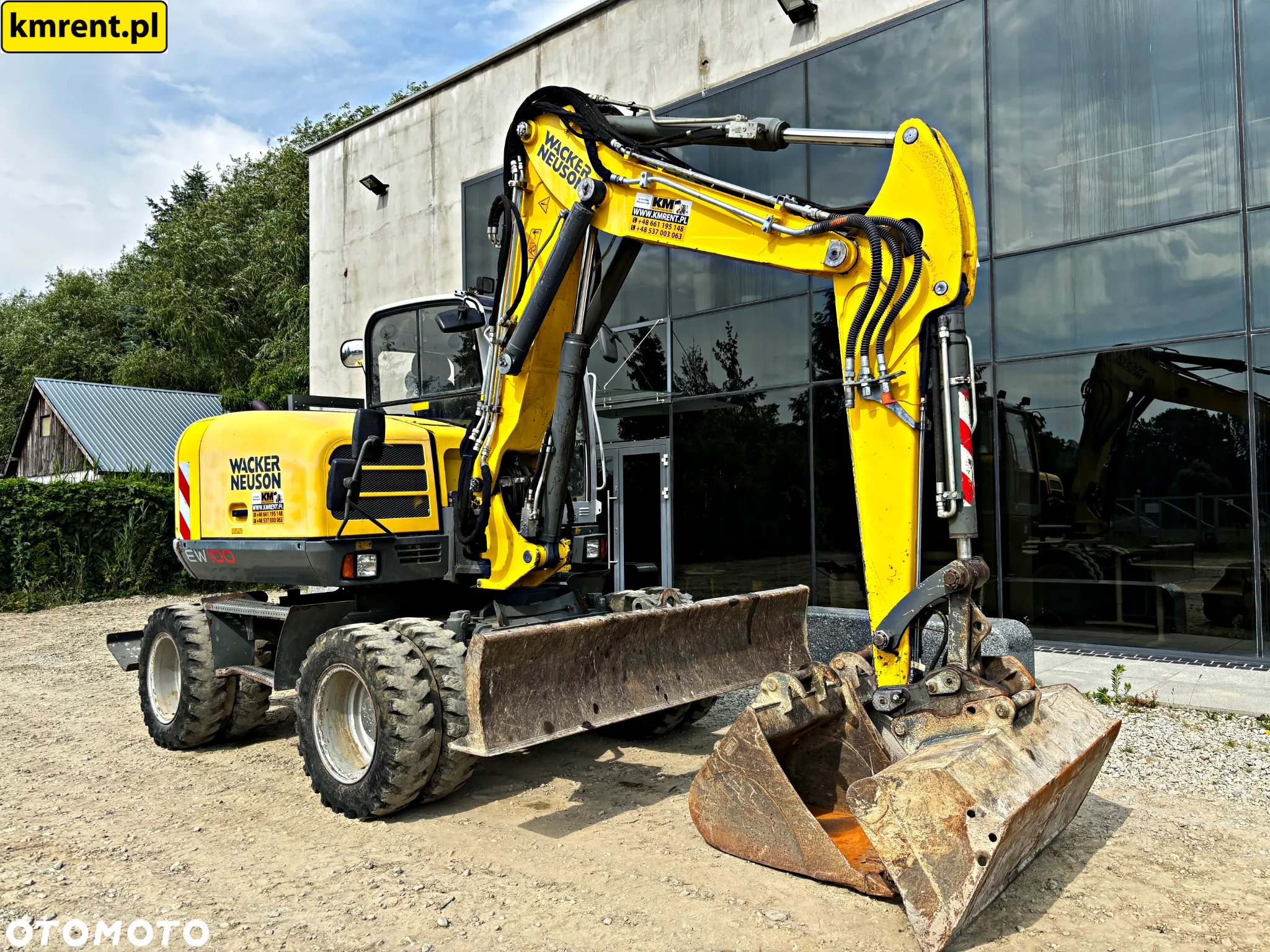 Wacker Neuson EW 100 KOPARKA KOŁOWA 2017R. |  KOMATSU PW 98 118 LIEBHERR 309 311 - 4