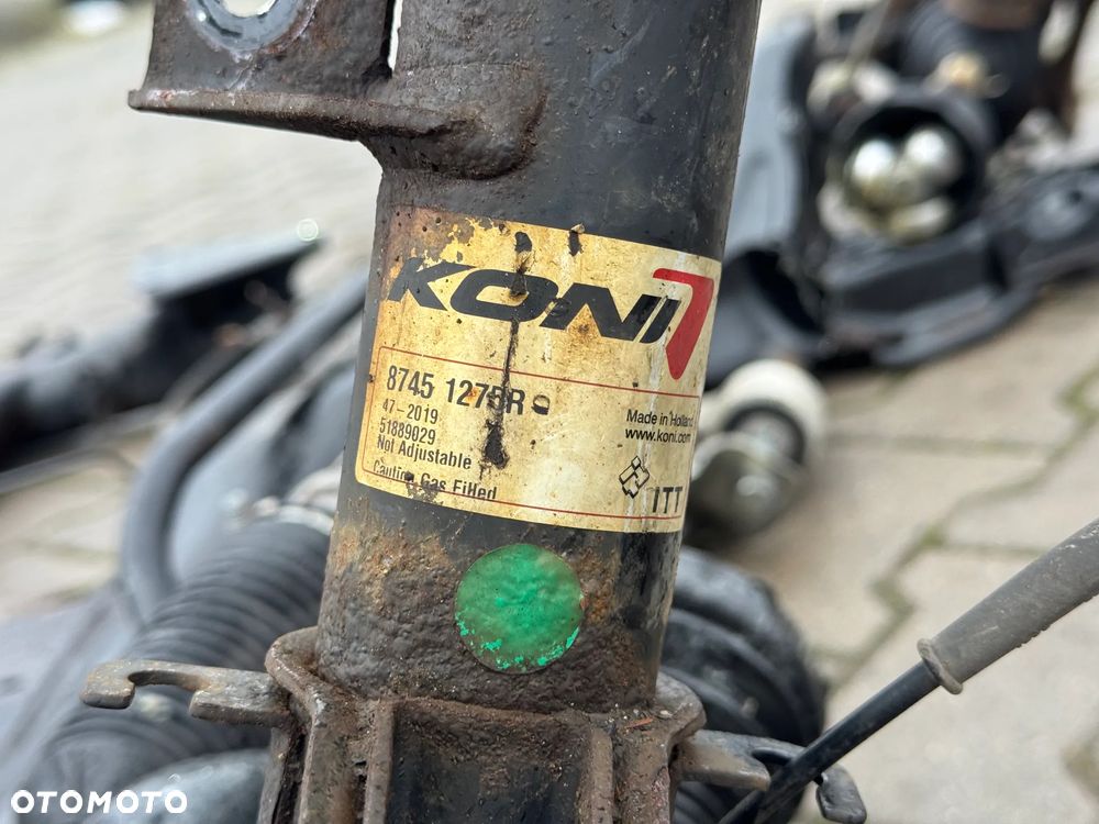 Fiat 500 Abarth Zawieszenie Koni przód tył belka sanki wózek zwrotnica - 6