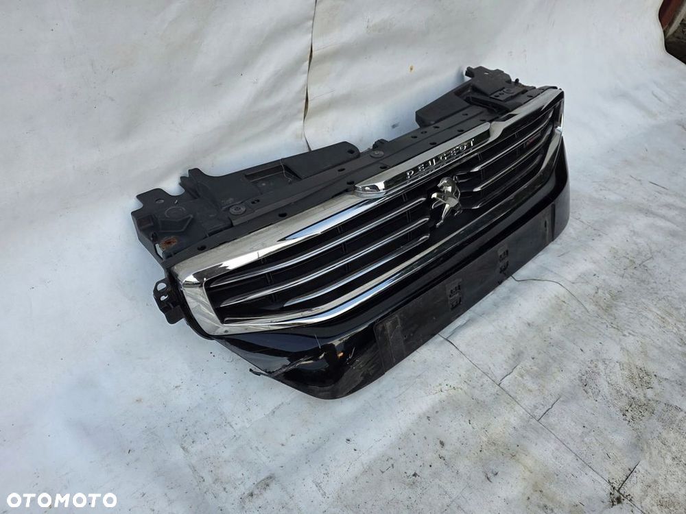 Peugeot 508 LIFT GT-Line atrapa emblemat grill w zderzak przedni + stelaz - 2