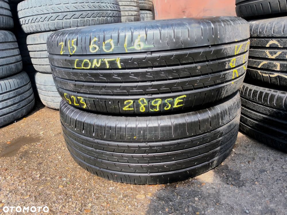 215/60R16 95V Opony Letnie Lato Continental EcoContact 6 PIRELLI CINTURATO P7 5mm Legnica ALU-RAD 23r. 215/60 - 2