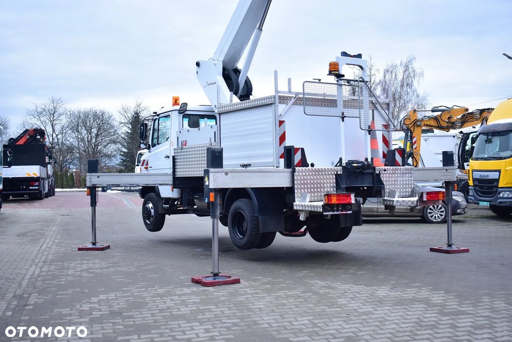 Mercedes-Benz Vario 816 / Euro 5/ 4x4/ Zwyżka/ Podnośnik koszowy Ruthmann TB 220/ 22 m. / Steiger/ Hubarbeitsbühne/ Reduktor ! / Sprowadzony z Niemiec/ Stan Perfekcyjny ! - 9