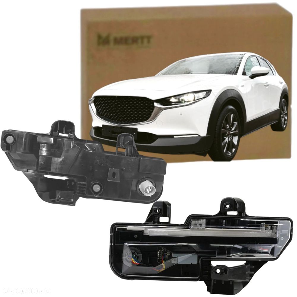 MAZDA CX30 CX-30 2020- HALOGEN LAMPA DRL JAZDY DZIENNEJ LED DHB451070 LEWY - 2