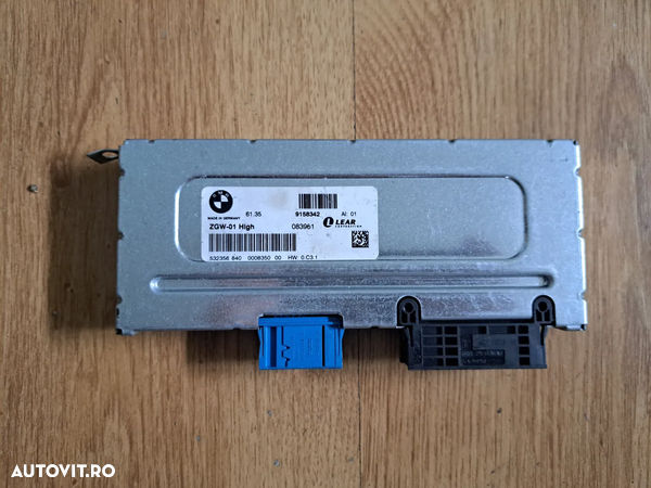 Unitate control modul ECU ZGW 01 Hight Modul Gateway Central original BMW F07+LCI F13+LCI F01+LCI F02+LCI F03+LCI F04 F10+LCI F11+LCI F06+LCI F12+LCI