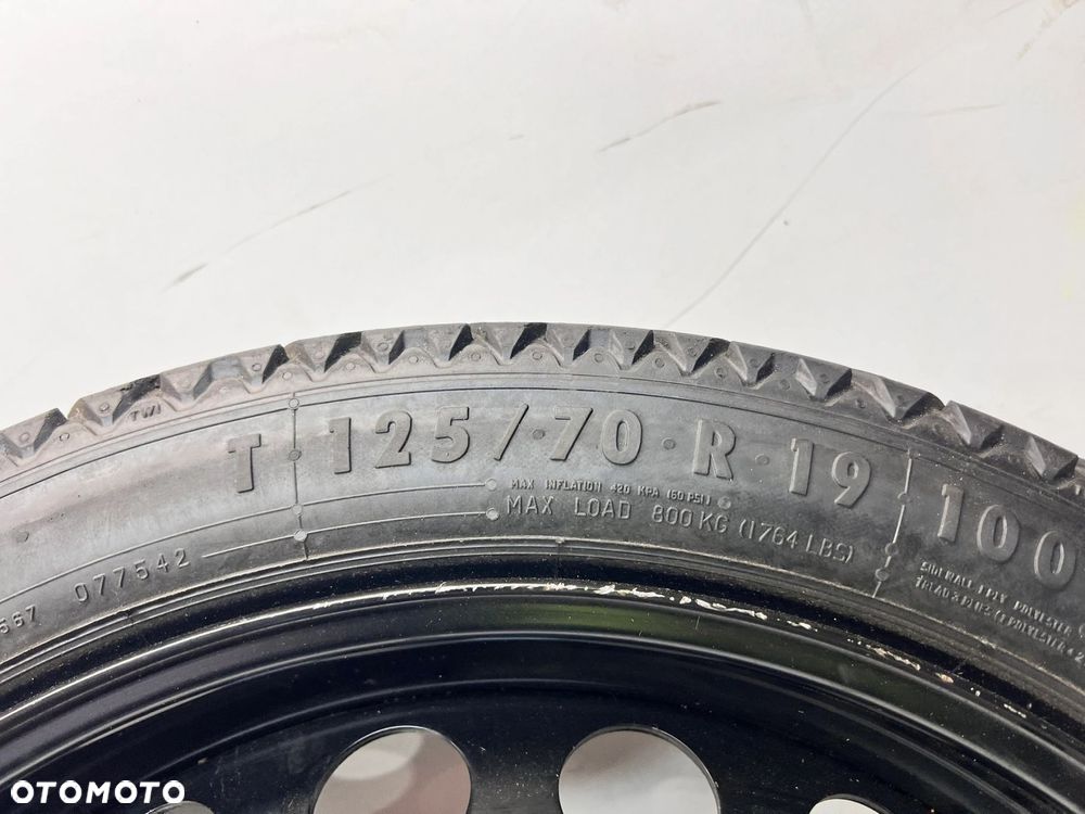 KOŁO DOJAZDOWE DOJAZDÓWKA AUDI A4 B8 8K0601027B R19 5X112 ET29 - 5