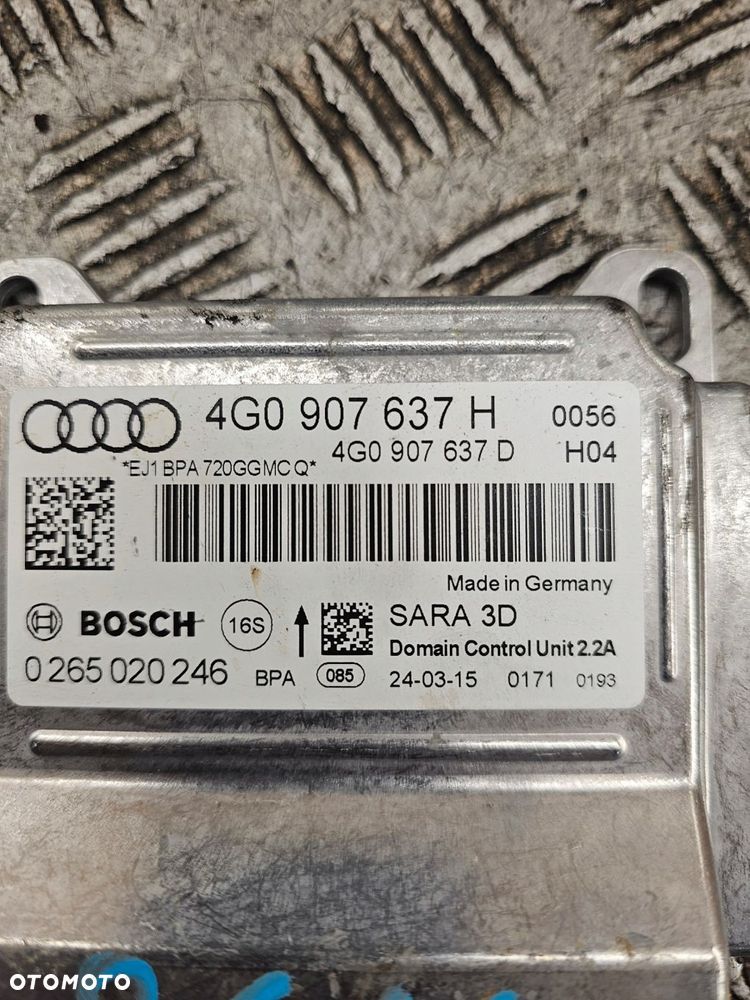 audi a6 c7 4g0 moduł sterownik przyśpieszenia 4g0907637h - 2