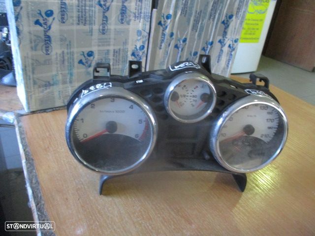 Quadrante 9662904980 PEUGEOT 207 SW 2009 1.6HDI 90CV 5P VERDE KM/H  Digital  PEUGEOT 207 A7 2006 1.6HDI 90CV 5P CINZA - 1