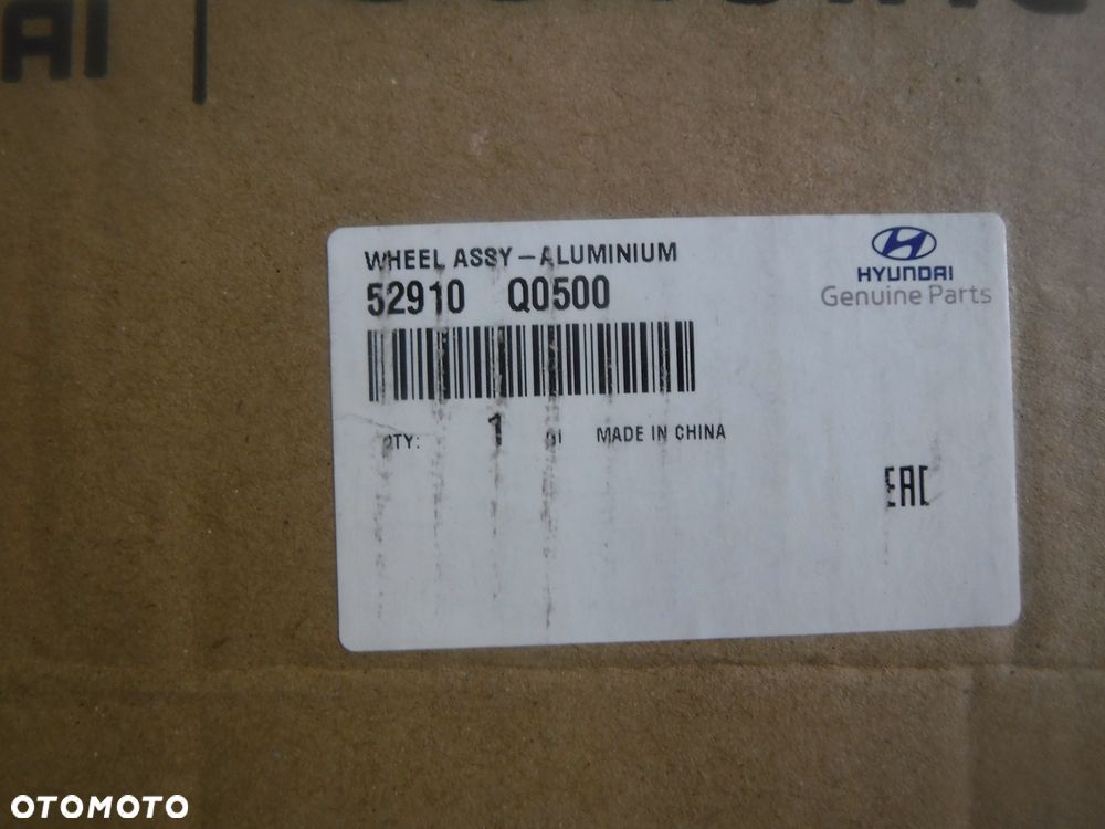 hyundai i20 21r- felga aluminiowa nowa oryginał  r17 7j et54 - 2